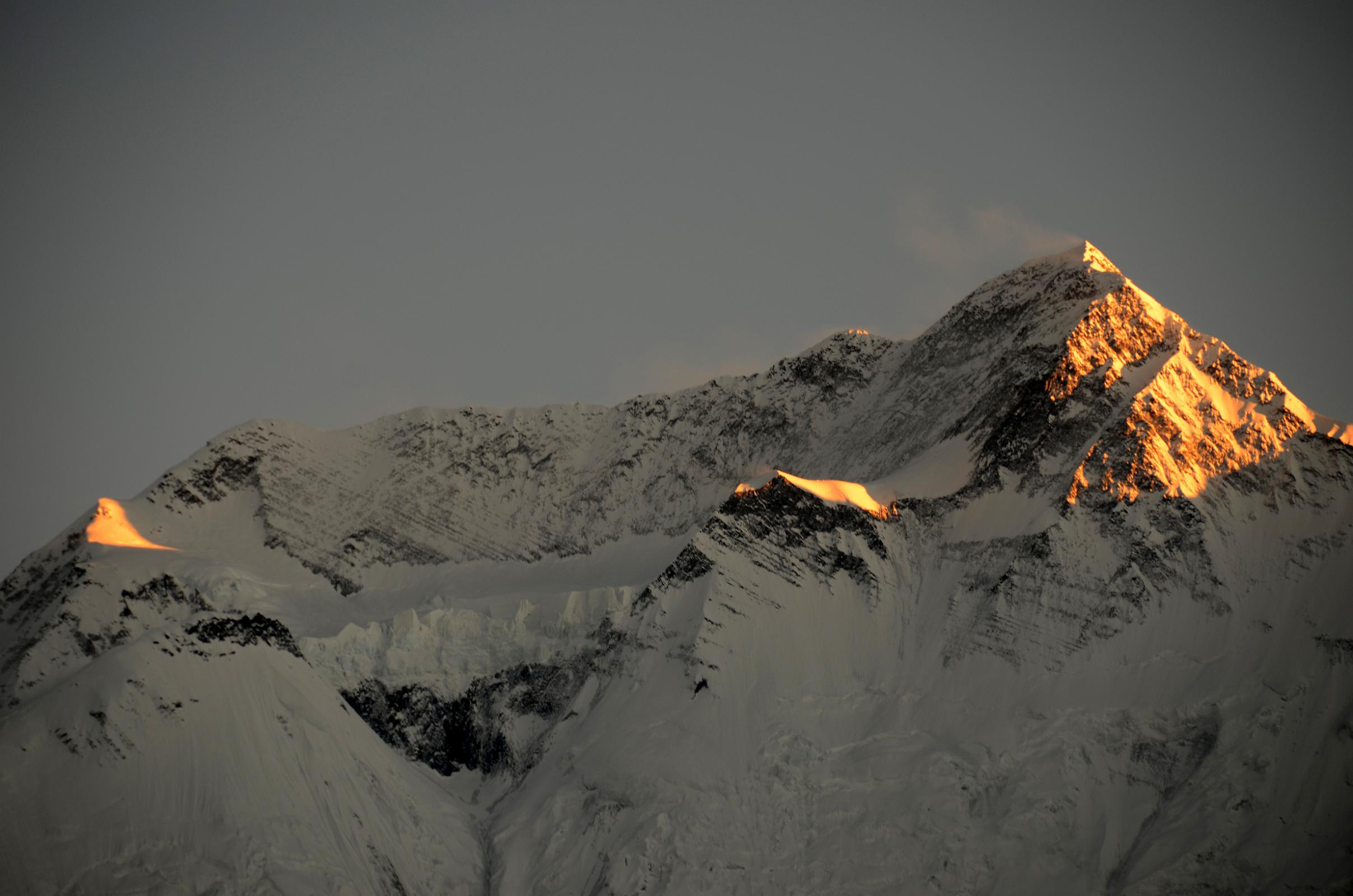 04 Annapurna II Close Up At Sunset From Manang 